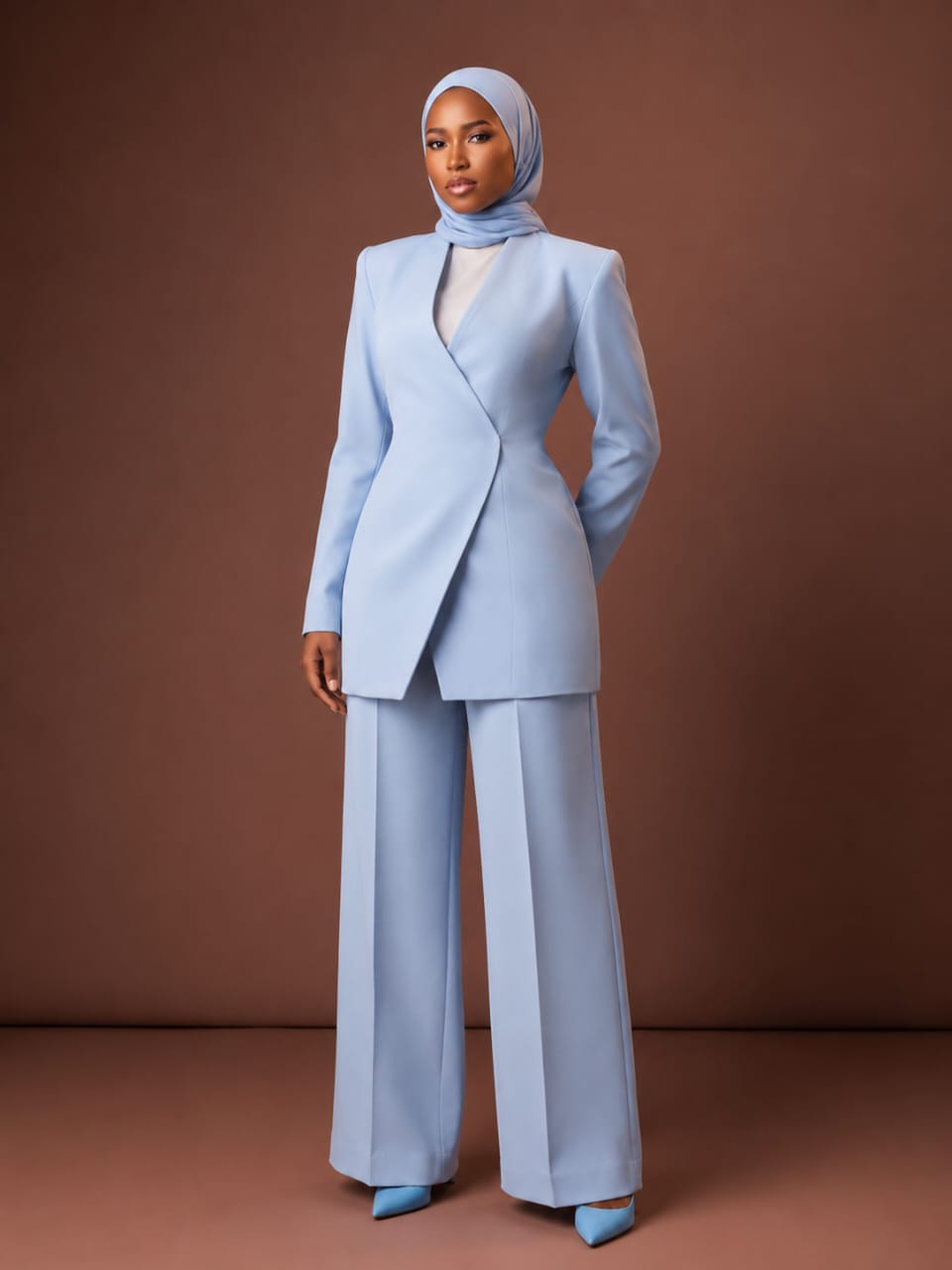 Zahrah Asymmetric Blazer Dress