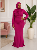 Ruched Cowl-Neck Mermaid Set