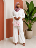 Relaxed Button-Down Shirt & Wide-Leg Trouser Co-ord
