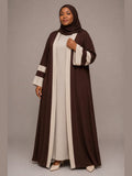 Elegant Open Abaya Cardigan