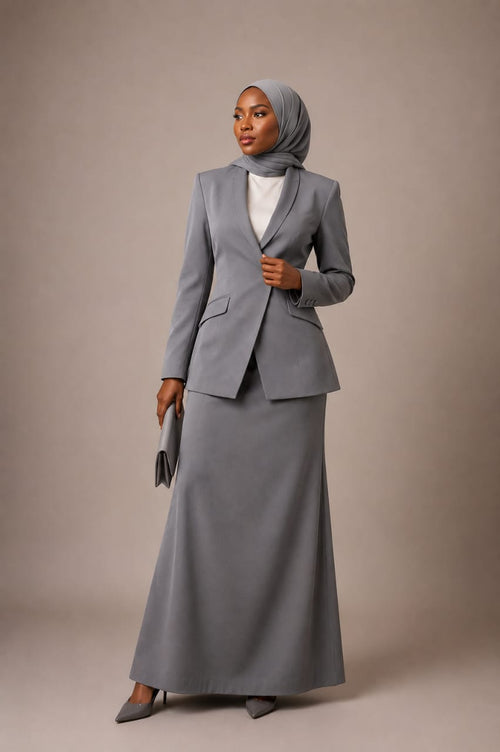 Zahrah Two Tone Maxi Dress