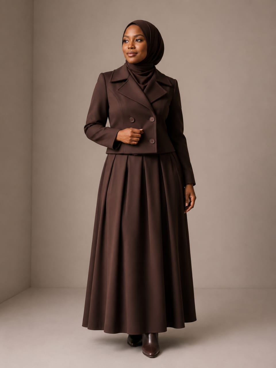 Two Piece Blazer Skirt set