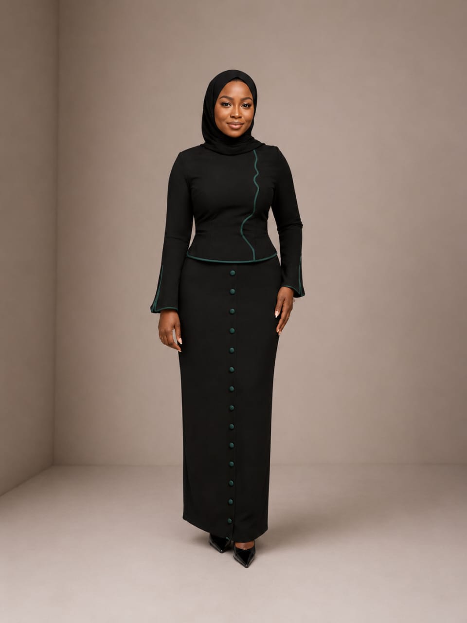 Two Piece Blazer Skirt 2