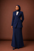 Zahrah Blazer Style Maxi Dress