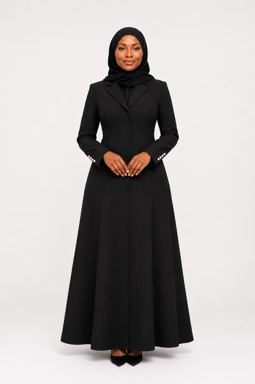Zahrah Draped Kaftan Maxi Dress