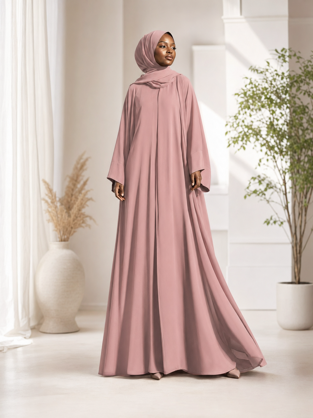 Fatima Pleated Abaya