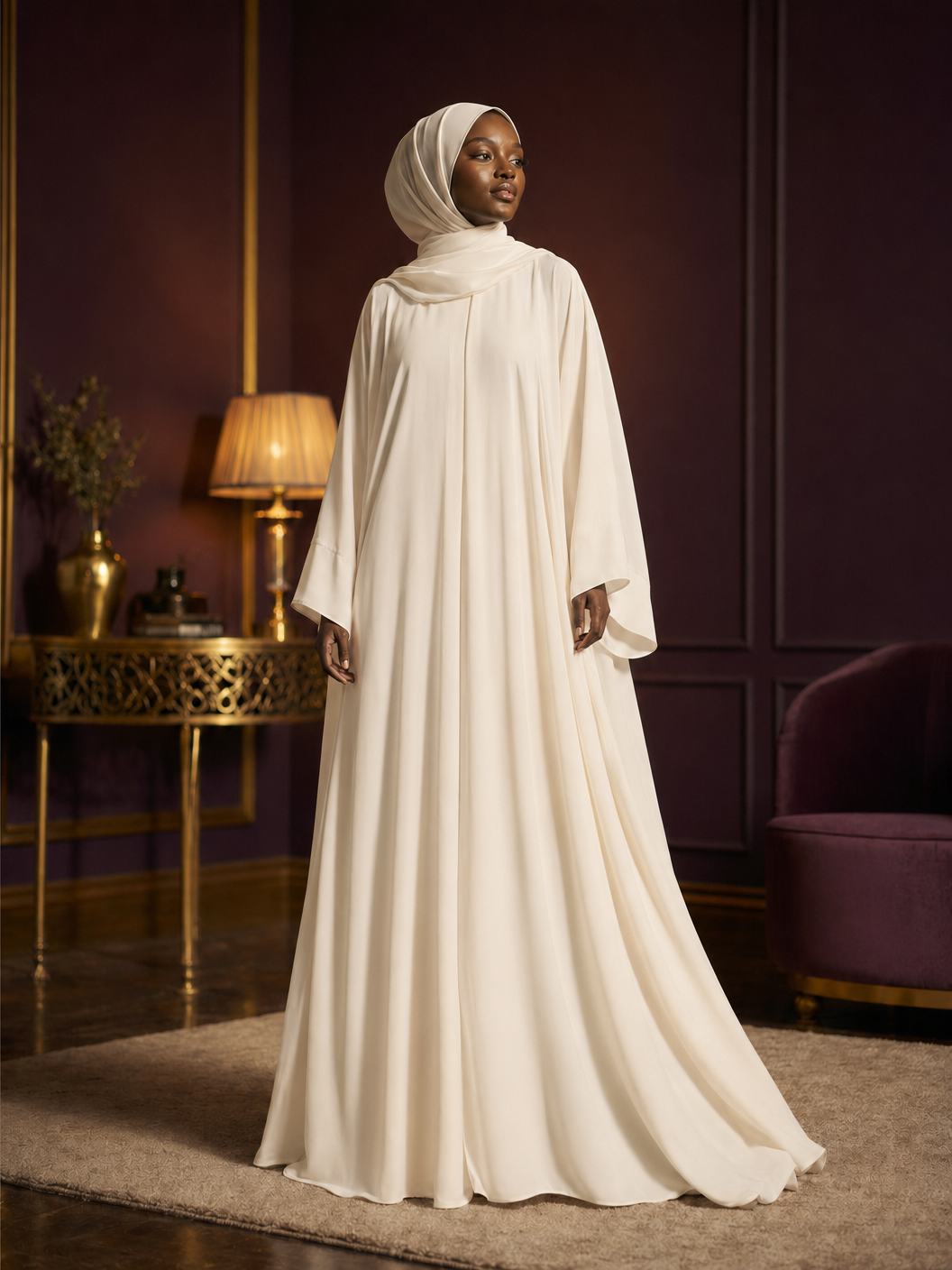 Yasmin Floral Abaya