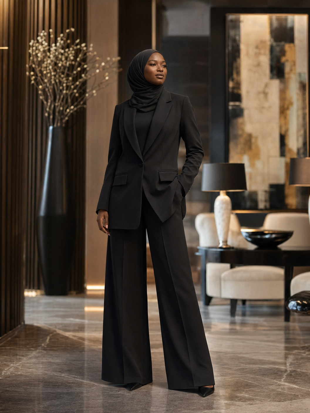 Mariam Collarless Blazer