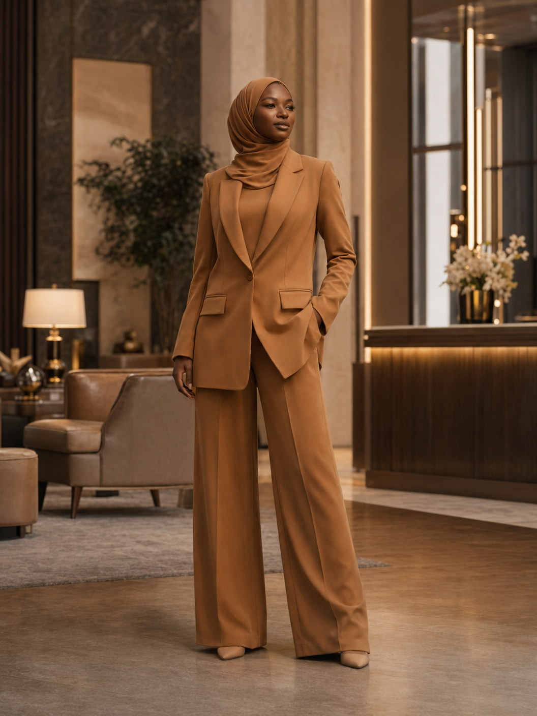 Safiya Checked Suit