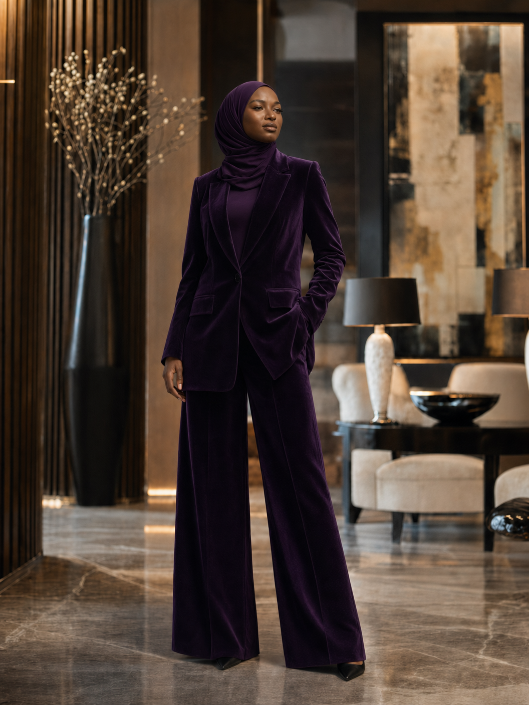 Amara Checked Blazer