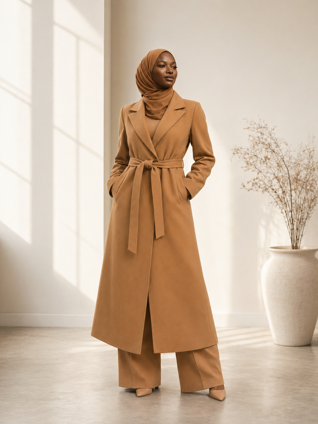 Dina Wool-Blend Coat