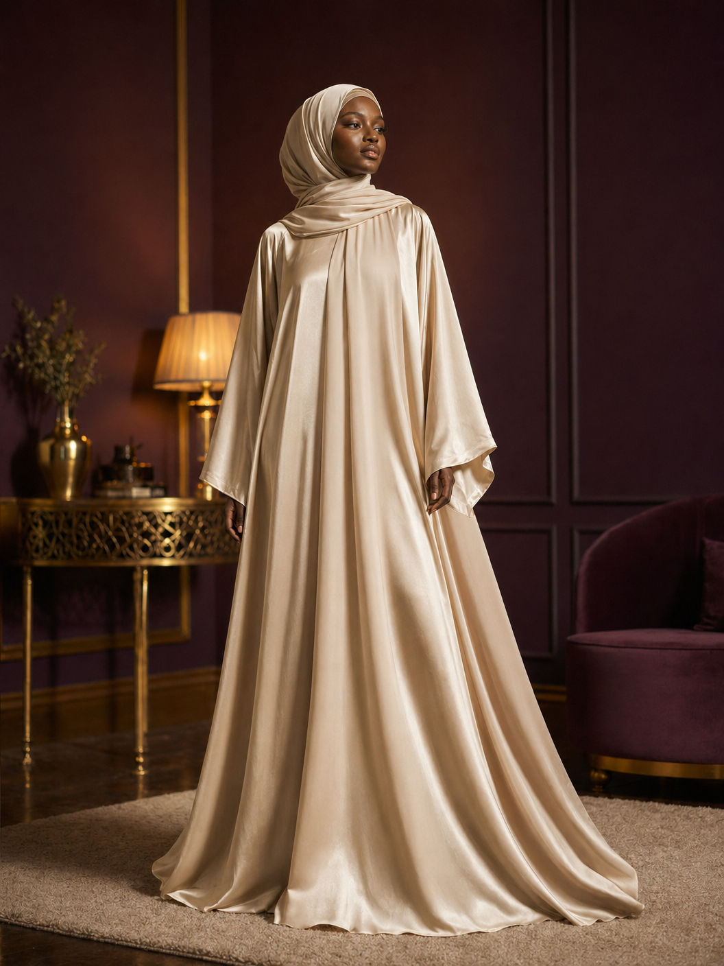 Mariam Sequin Kaftan