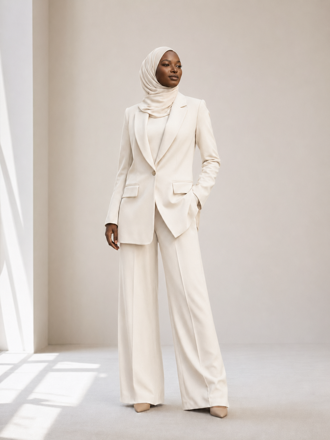 Dina Collarless Suit